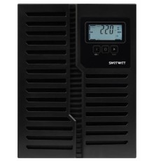 Источник бесперебойного питания SMARTWATT ИБП Онлайн, мощность 3000/2700 ВА/Вт, напольный, LCD дисплей, управляемые розетки, IEC13 - 8 шт.