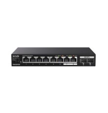 Коммутатор/ Tenda TEM2010X Коммутатор неуправляемый, 10 портов, RJ-45 8х2,5 Гбит/с, SFP+ 2х10 Гбит/с, настольный, металлический корпус