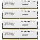 Память оперативная/ Kingston 64GB 6000MT/s DDR5 CL40 DIMM (Kit of 4) FURY Beast White XMP