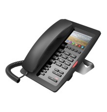 SIP телефон Fanvil H5W, 2 SIP-акк., 3.5", 480x320 Цвет. экран, POE, БП в комп., 2x100 Mbps, Wi-Fi, Чёрный, 6 прог. клав.