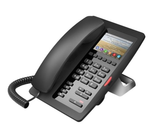 SIP телефон Fanvil H5W, 2 SIP-акк., 3.5", 480x320 Цвет. экран, POE, БП в комп., 2x100 Mbps, Wi-Fi, Чёрный, 6 прог. клав. SIP телефон Fanvil H5W, 2 SIP-акк., 3.5", 480x320 Цвет. экран, POE, БП в комп., 2x100 Mbps, Wi-Fi, Чёрный, 6 прог. клав.