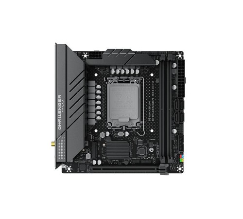 Материнская плата MAXSUN MS-Challenger H810ITX WIFI, B810, LGA1851,  2*DDR5, 2*SATA3, 2*M.2, USB 3.2, USB 2.0, 1*PCIEx16, HDMI+DP, ITX