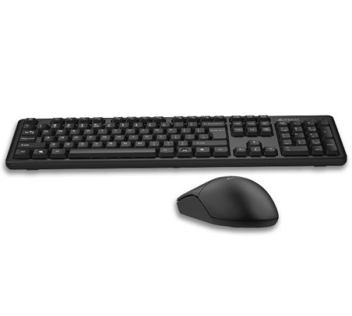 Клавиатура + мышь A4Tech 3330N клав:черный мышь:черный USB беспроводная Multimedia