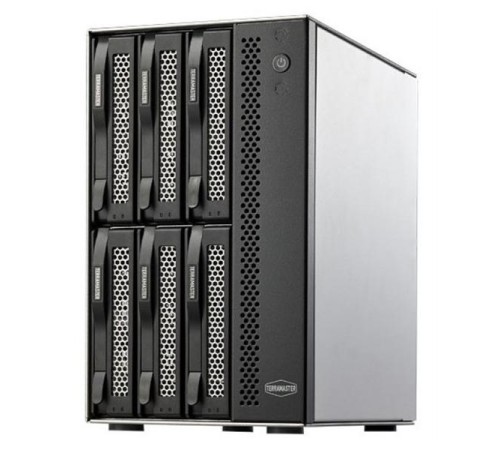 Система хранения данных TerraMaster D6-320 DAS tower/JBOD,Single Disk/up to 6 SATA(3,5' or 2,5')/1xUSB3.2 Type-C gen2/1xPS/1YW