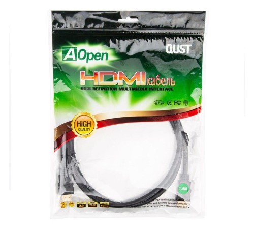 Кабель/ Кабель HDMI 19M/M ver 2.0, 1.5М  Aopen <ACG711-1.5M>