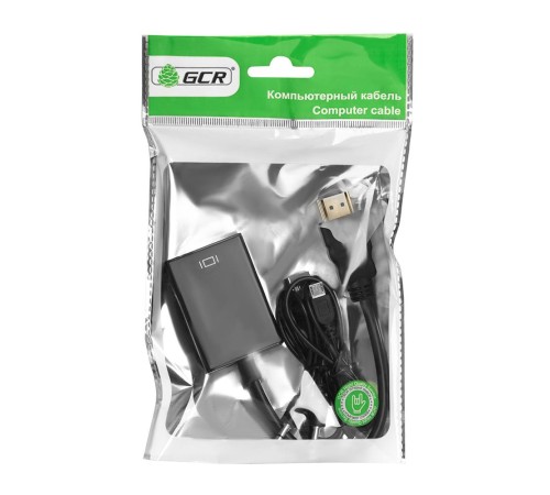 Greenconnect Мультимедиа professional конвертер-переходник HDMI > VGA +audio + micro USB для доп.питания, GCR-HD2VGA3 Greenconnect Мультимедиа professional конвертер-переходник HDMI > VGA +audio + micro USB для доп.питания, GCR-HD2VGA3