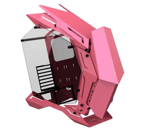 Корпус без блока питания/ Case JONSBO MOD-3, Full-Tower, TG, no fans, 2xUSB-A 3.0, EATX, ATX, mATX, mITX Pink Корпус без блока питания/ Case JONSBO MOD-3, Full-Tower, TG, no fans, 2xUSB-A 3.0, EATX, ATX, mATX, mITX Pink