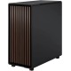 Корпус без блока питания/ Case Fractal Design North, Midi-Tower, 2x140mm, 2xUSB-A 3.2 + 1xUSB 3.2 Type-C ATX, mATX, mITX Wood panel, Charcoal Black