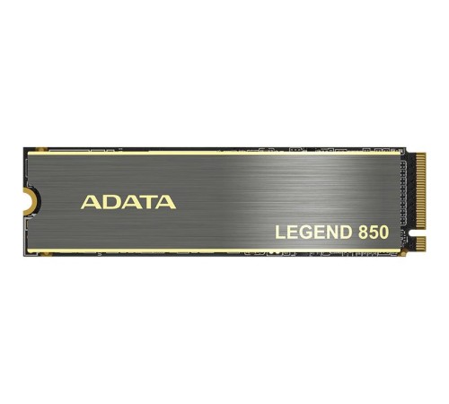 Твердотельный накопитель/ ADATA SSD LEGEND 850, 1TB, M.2(22x80mm), NVMe 1.4, PCIe 4.0 x4, 3D NAND, R/W 5000/4500MB/s, IOPs 400 000/550 000, TBW 1000, DWPD 0.54, with Heat Sink (5 лет) Твердотельный накопитель/ ADATA SSD LEGEND 850, 1TB, M.2(22x80mm), NVMe 1.4, PCIe 4.0 x4, 3D NAND, R/W 5000/4500MB/s, IOPs 400 000/550 000, TBW 1000, DWPD 0.54, with Heat Sink (5 лет)
