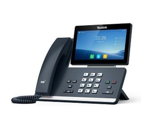 Телефон YEALINK SIP-T58W, 16 аккаунтов, цветной сенсорный экран 7" 1024х600, Android, WiFi, Bluetooth, GigE, без CAM50, без БП, шт