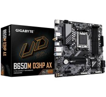 Материнская плата GIGABYTE B650M D3HP AX, AM5, B650, 4*DDR5, 4*SATA, 2*M.2, 3*USB 3.2, 2*USB 2.0, Type-C, 1*PCIx16, 1*PCIx1, 2*DP+HDMI, mATX