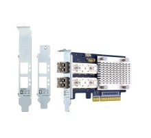 Сетевая карта/ QNAP QXP-32G2FC Dual-port Fiber Channel adapter, 2 x 32 Gb / s SFP +, PCIe Gen3 x8.  For QTS OS ONLY