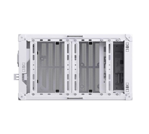 Корпус без блока питания/ Case JONSBO C6 MAX Handle, Mini-Tower, TG, no fan, 1xUSB-A 3.0 + 1xUSB-C 3.1, mATX, mITX White