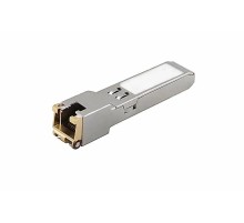 Медный SFP модуль Gigabit Ethernet/ Медный SFP модуль Gigabit Ethernet с разъемом RJ45. Скорость 10/100/1000 Мбит/с.Интерфейс: SGMII. Расстояние передачи - до 100 м. Размеры (ШхВхГ): 14,3x12,7x63мм. Рабочая температура: 0…+70°С.