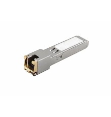 Медный SFP модуль Gigabit Ethernet/ Медный SFP модуль Gigabit Ethernet с разъемом RJ45. Скорость 10/100/1000 Мбит/с.Интерфейс: SGMII. Расстояние передачи - до 100 м. Размеры (ШхВхГ): 14,3x12,7x63мм. Рабочая температура: 0…+70°С.
