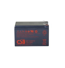 Батарея CSB серия GP, GP12120 F2, напряжение 12В, емкость 12Ач (разряд 20 часов), макс. ток разряда (5 сек.) 180А, ток короткого замыкания 378А, макс. ток заряда 3.6A, свинцово-кислотная типа AGM, клеммы F2, ДxШxВ 151x98x100.3мм., вес 3.67кг., срок службы