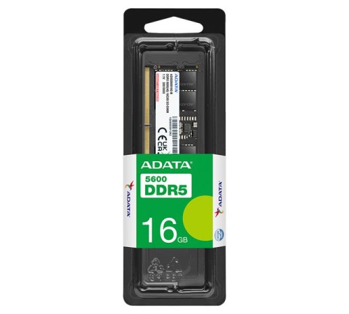 Оперативная память ADATA DDR5 DIMM 16GB 5600MHz 1*16GB 46-45-45 SINGLE TRAY