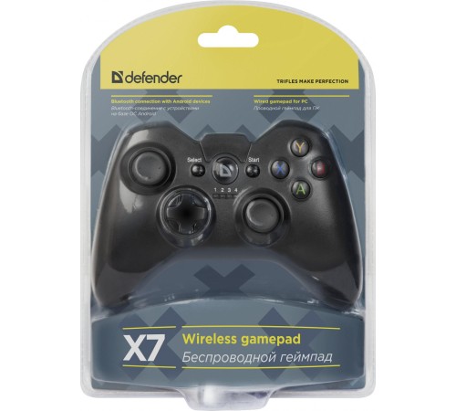 Defender Беспроводной геймпад X7 USB,Bluetooth,Android,Li-Ion