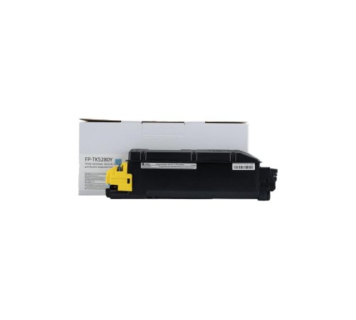 Тонер-картридж F+ imaging, желтый, 11 000 страниц, для Kyocera моделей Ecosys P6235cdn/M6235cidn (аналог TK-5280Y /1T02TWANL0), FP-TK5280Y (Вскрытая упаковка)