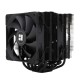 Кулер для процессора/ CPU Cooler Thermalright Peerless Assassin 120 Black (4-pin PWM, 157mm, Ni/Cu, 6x6mm, 2x120mm, 66.17CFM, 25.6dBA, 1550RPM, S: 2011, -3, 2066, 1200, 1700, 1851, 115x, AM4, AM5, black)