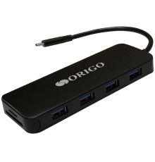 Док-станция/ Док-станция USB-C, 4xUSB 3.0, 1xUSB-C/PD 3.0, 1x1000Base-T, 1xHDMI, 1xVGA, слот SD/TF/microSD, 1x3,5мм TRRS