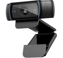 Веб-камера/ Logitech  Full HD 1080p  Pro Webcam C920, USB 2.0, 1920*1080, 15Mpix foto, Mic, Black