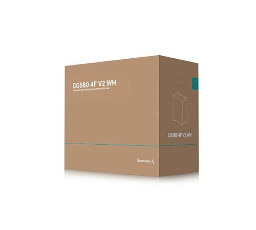 корпус Deepcool CG580 4F V2 WH без БП, боковое окно (панорама), 4x120mm ARGB PWM вентилятора, белый, ATX (R-CG580-WHADA4-G-2)