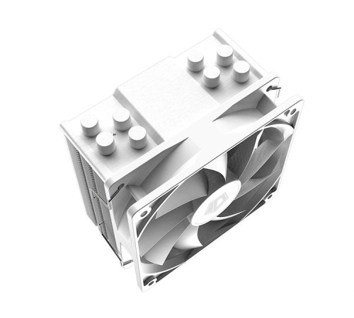 Кулер для процессора ID-COOLING SE-214-XT ARGB WHITE LGA1700/1200/115X/AM4 (16шт/кор, TDP 180W, PWM, 4 тепл.трубки прямого контакта, FAN 120mm, Addressable RGB LED, белый) RET
