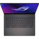 Ноутбук/ ASUS ROG Zephyrus G14 GA403UV-QS186 14"(2880x1800 OLED 120Hz)/AMD Ryzen 7 8845HS(3.8Ghz)/16384Mb/1024PCISSDGb/noDVD/Ext:nVidia GeForce RTX4060(8192Mb)/Cam/BT/WiFi/73WHr/war 1y/1.5kg/Eclipse Gray/DOS