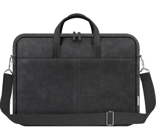 Defender Сумка для ноутбука Solid 15.6" PU кожа, черный, карман