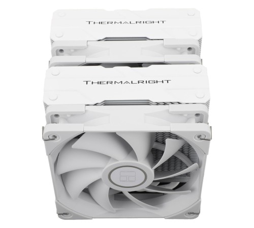 Кулер для процессора/ CPU Cooler Thermalright Peerless Assassin 120 White (4-pin PWM, 157mm, Ni/Cu, 6x6mm, 2x120mm, 66.17CFM, 25.6dBA, 1550RPM, S: 2011, -3, 2066, 1200, 1700, 1851, 115x, AM4, AM5, white) Кулер для процессора/ CPU Cooler Thermalright Peerless Assassin 120 White (4-pin PWM, 157mm, Ni/Cu, 6x6mm, 2x120mm, 66.17CFM, 25.6dBA, 1550RPM, S: 2011, -3, 2066, 1200, 1700, 1851, 115x, AM4, AM5, white)