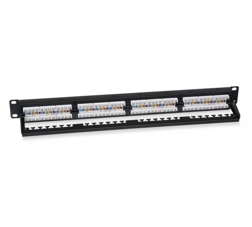 Патч-панель 19" (1U), 24 порта RJ-45, категория 5e, Dual IDC, с орган. Cabeus PL2-24-Cat.5e-Dual IDC Патч-панель 19" (1U), 24 порта RJ-45, категория 5e, Dual IDC, с задним кабельным организатором, new