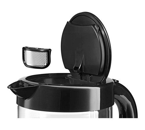 Чайник BOSCH/ 1.7 л, 2400 Вт, стекло, черный Чайник BOSCH/ 1.7 л, 2400 Вт, стекло, черный