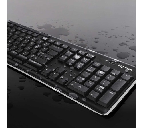 Клавиатура беспроводная Logitech K270 (приемник Unifying, 2 батарейки AAA) (арт. 920-003058, M/N: Y-R0015 / C-U0007) С КИРИЛЛИЦЕЙ Клавиатура беспроводная Logitech K270 (приемник Unifying, 2 батарейки AAA) (арт. 920-003058, M/N: Y-R0015 / C-U0007) С КИРИЛЛИЦЕЙ