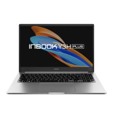 Ноутбук/ Infinix Inbook Y3H PLUS_YL513H 15.6"(1920x1080 IPS)/Intel Core i5 12450H(2Ghz)/16384Mb/512SSDGb/noDVD/Int:Intel UHD Graphics/BT/WiFi/war 1y/Grey/Win11Home