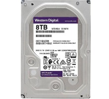 Жесткий диск/ HDD WD SATA3 8Tb Purple 5640 128Mb 1 year warranty (replacement WD82PURZ, WD84PURZ)