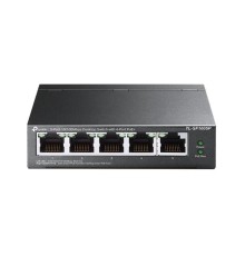 коммутатор TP-Link TL-SF1005P, 5-Port 10/100 Mbps Desktop Switch with 4-Port PoE+, 67 W, 250m