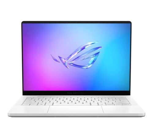 Ноутбук/ ASUS ROG Zephyrus G14 GA403UM-QS038 14"(2880x1800 OLED 120Hz)/AMD Ryzen 9 270(4Ghz)/32768Mb/1024PCISSDGb/noDVD/Ext:nVidia GeForce RTX 5060(8192Mb)/Cam/BT/WiFi/73WHr/war 1y/1.5kg/Platinum White/DOS +  +чехол