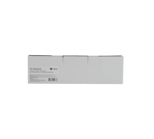 Картридж голубой, 2 100 страниц, для HP моделей Color LJ M454dn/M454dw/M479dw (аналог W2031A(415A), работает до версии прошивки 002.2310A), FP-W2031A