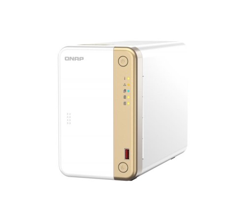 Сетевое хранилище без дисков/ channel QNAP TS-262-4G NAS 2 HDD trays, 2 x M.2 NVMe PCIe Gen 3 x1, 2-core Intel Celeron N4505 2.9 GHz, 4 GB RAM (4GB max), 1x2.5 Gigabit Ethernet , Slot PCIe Gen 3 x2, 2 USB 3.2 Gen 2 (10Gbps) Port, 2xUSB USB 2.0 port, 1xHD Сетевое хранилище без дисков/ channel QNAP TS-262-4G NAS 2 HDD trays, 2 x M.2 NVMe PCIe Gen 3 x1, 2-core Intel Celeron N4505 2.9 GHz, 4 GB RAM (4GB max), 1x2.5 Gigabit Ethernet , Slot PCIe Gen 3 x2, 2 USB 3.2 Gen 2 (10Gbps) Port, 2xUSB USB 2.0 port, 1xHD