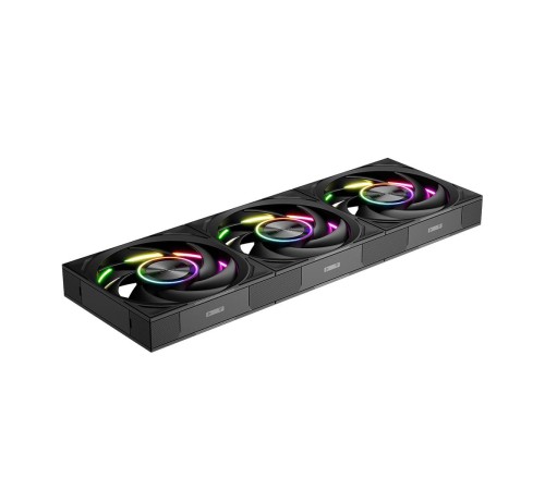 Система охлаждения/ Water Cooling System PCCooler DT360 ARGB Display BK  (300W, 360mm, LED temp., Black, ARGB/ Fans: 3x120mm, 83.83CFM, 3000RPM/ Pump height 62mm, 15dBA, 2600RPM, Rad thickness 27mm/ S: 1851, 1700, 1200, 115X, AM5, AM4)