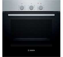 Встраиваемая электрическая духовка BOSCH Serie 2, духовой шкаф,нержавеющая сталь, класс энергоэффективности А, 5 режимов, 66 литров, сделано в Турции