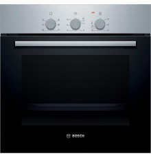 Встраиваемая электрическая духовка BOSCH Serie 2, духовой шкаф,нержавеющая сталь, класс энергоэффективности А, 5 режимов, 66 литров, сделано в Турции