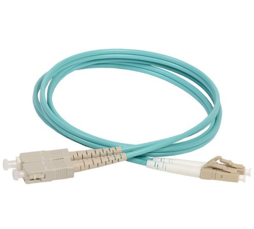 Оптический (патч-корд), MM, 50/125 (OM3), LC/UPC-SC/UPC,(Duplex),2м