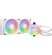 Водяное охлаждение для процессора/ Water Cooling System be quiet! LIGHT LOOP 240mm white (250W, 240mm, White, ARGB/ Fans: 2x120mm, 61.8CFM, 34.9dBA, 2100RPM/ Pump 2900RPM, Rad thickness 27mm/ S: 1851, 1700, 1200, 115X, AM5, AM4)