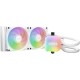 Водяное охлаждение для процессора/ Water Cooling System be quiet! LIGHT LOOP 240mm white (250W, 240mm, White, ARGB/ Fans: 2x120mm, 61.8CFM, 34.9dBA, 2100RPM/ Pump 2900RPM, Rad thickness 27mm/ S: 1851, 1700, 1200, 115X, AM5, AM4)