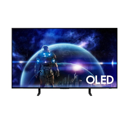 Телевизор 48'' Samsung/ 48", OLED, Ultra HD, Tizen Smart TV, 120 Hz (Up to 144Hz), HDR10+, Wi-Fi, Voice, DVB-T2/C/S2, Bluetooth, CI+(1.4), FreeSync Premium, 2.1Ch 40W, OTS Lite, 4HDMI, 2USB, Graphite Black 2024 Телевизор 48'' Samsung/ 48", OLED, Ultra HD, Tizen Smart TV, 120 Hz (Up to 144Hz), HDR10+, Wi-Fi, Voice, DVB-T2/C/S2, Bluetooth, CI+(1.4), FreeSync Premium, 2.1Ch 40W, OTS Lite, 4HDMI, 2USB, Graphite Black 2024