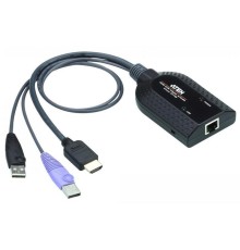 КВМ адаптер ATEN USB HDMI Virtual Media KVM Adapter Cable (Support Smart Card Reader and Audio De-Embedder)