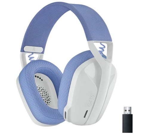 Гарнитура/ Logitech Headset G435 LIGHTSPEED Wireless Gaming  WHITE - Retail