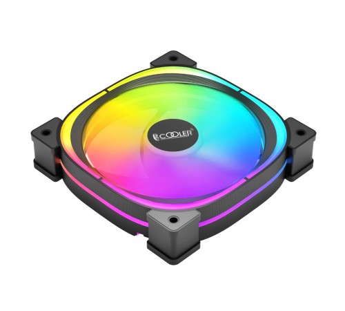 Кулер для корпуса/ Case Cooler PCCooler EF120 ARGB BK (120x120x25mm, 4-pin PWM, ARGB, 37.98CFM, 25.7dBA, 1500RPM, Black) Кулер для корпуса/ Case Cooler PCCooler EF120 ARGB BK (120x120x25mm, 4-pin PWM, ARGB, 37.98CFM, 25.7dBA, 1500RPM, Black)